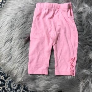 Buster Brown pink leggings 12M girl